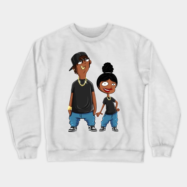 Couple Crewneck Sweatshirt by Floridart